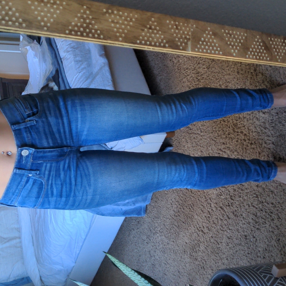 Express denim skinny jeans - size 2